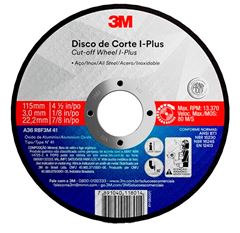 DISCO DE CORTE 7 A PLUS FERRO 3M