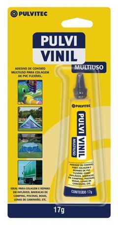 ADESIVO PLASTICO 17G COLA VINIL PULVITE