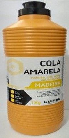 COLA P/MADEIRA 1KG AMARELA QUIMEB