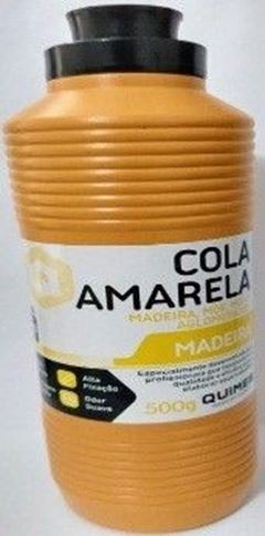 COLA P/MADEIRA 500G AMARELA QUIMEB