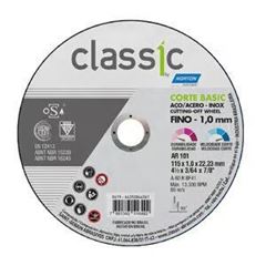DISCO DE CORTE CLASSIC BAS 115X1.0X22.23