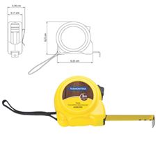 TRENA COM FITA DE ACO CAPACIDADE 3 METROS CORPO EM ABS INJETADO FREIO SIMPLES TRAMONTINA