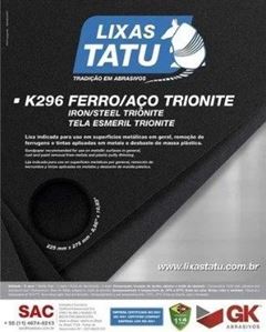 LIXA FERRO/ACO TRIONITE TATU PCT-25UN FLS (225X275) GRAO 280 TATU
