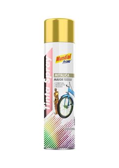 SPRAY METALICO OURO 400ML MUNDIAL PRIME