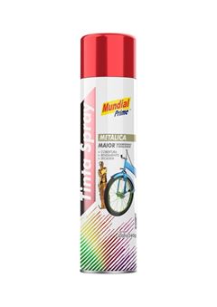 SPRAY METALICO VERMELHO 400ML MUNDIAL PRIME