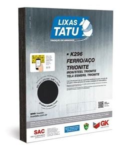 LIXA FERRO/ACO TRIONITE TATU PCT 50UN FLS (225X275) GRAO 060 TATU