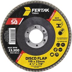 DISCO FLAP STD 4.1/2” 115MM GR50 FERTAK 