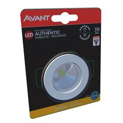 SPOT LED EMB RED 3W BIV AM AVANT