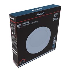 PAINEL LED SOB RED 22CM 18W BR AVANT