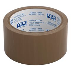 FITA  EMPACOT 48MMX40M MARROM C/4RL TEKBOND