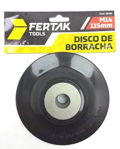 SUPORTE DISCO LIXA BORR 115MM FERTAK