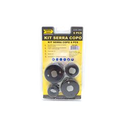 JOGO SERRA COPO ACO 06PCS FERTAK