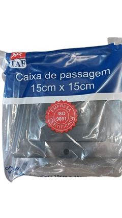 CAIXA DE PASSAGEM PVC EMBUTIR 15X15 TAF