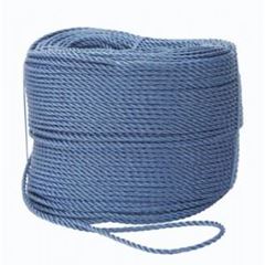 CORDA NYLON TORCIDO 4MM 3P RL5KG AZUL PLASTICOM